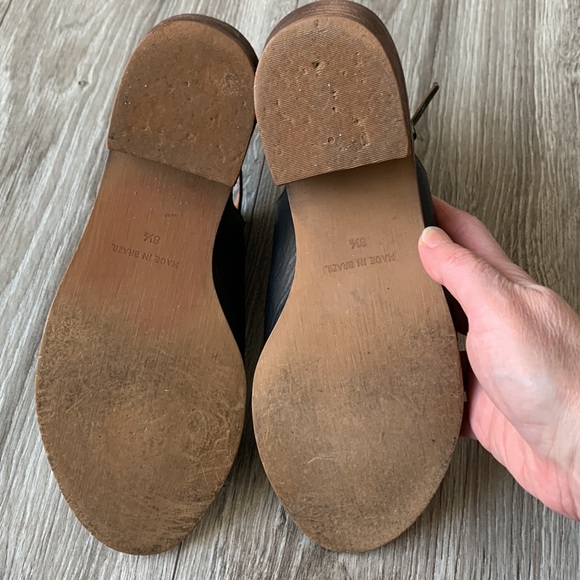 MADEWELL Pierce Peep Toe Shoe Bootie Black Size 8.5 - Picture 8 of 13